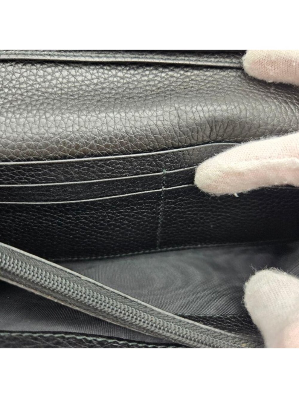 ★SOLD★ Gucci Wallet Interlocking GG Black - Picture 14 of 15